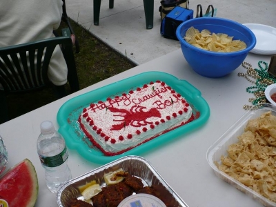 Crawfish cake supplied by Taryn